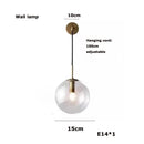 DecorBites™ LED Glass Bubble Chandelier: Grand Globe Designs in Gold, Chrome, and Black