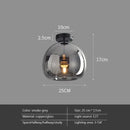 Modern brass & black led glass ceiling chandeliers – dining room