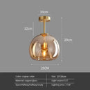 Modern brass & black led glass ceiling chandeliers – dining room