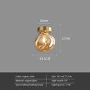 Modern brass & black led glass ceiling chandeliers – dining room