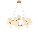 DecorBites™ LED Glass Chandelier Pendant Lamp for Living Room Dining Room Lighting