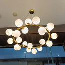 DecorBites™ LED Glass Chandelier Pendant Lamp for Living Room Dining Room Lighting