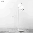Modern curved black led glass floor lamp living room lighting