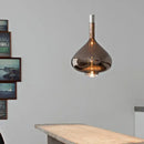 Modern teardrop led glass pendant chandelier – kitchen dining room