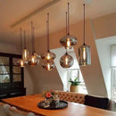 DecorBites™ LED Glass Pendant Chandelier for Kitchen Dining Bar Décor