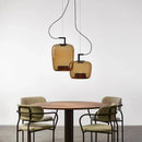 DecorBites™ LED Glass Pendant Chandelier for Kitchen Living Room Dining Suspension