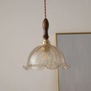 Modern textured glass led pendant light for dining room