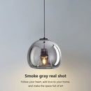 DecorBites™ LED Glass Pendant Light: Modern Nordic Luxury Hanging Lamp Fixture