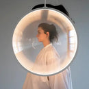 Modern metallic led glass pendant light for living room
