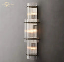 Modern brass led glass san marco wall lamp for bedroom