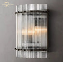 Modern brass led glass san marco wall lamp for bedroom