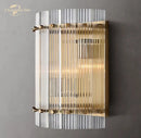 Modern brass led glass san marco wall lamp for bedroom
