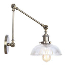 DecorBites™ LED Glass Swing Arm Wall Lamps for Bedroom, Bathroom, and Stairway