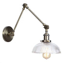 DecorBites™ LED Glass Swing Arm Wall Lamps for Bedroom, Bathroom, and Stairway