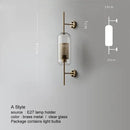 DecorBites™ LED Glass Wall Lamp for Modern Bedroom Decor