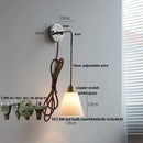 DecorBites™ LED Glass Wall Light Fixture Bedroom Aisle Study Modern Adjustable Bedside Lamp