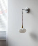 DecorBites™ LED Glass Wall Light Fixture Bedroom Aisle Study Modern Adjustable Bedside Lamp