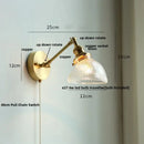 DecorBites™ LED Glass Wall Light Fixture Up Down Rotate Modern Living Room Bar
