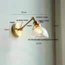 DecorBites™ LED Glass Wall Light Fixture Up Down Rotate Modern Living Room Bar
