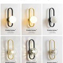 DecorBites™ LED Glass Wall Sconce Lamp for Bedroom Living Room Staircase
