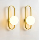 DecorBites™ LED Glass Wall Sconce Lamp for Bedroom Living Room Staircase