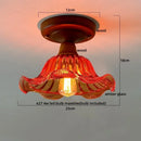 DecorBites™ LED Glass Wood Ceiling Light Modern Plafondlamp for Living Room