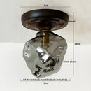 DecorBites™ LED Glass Wood Ceiling Light Modern Plafondlamp for Living Room