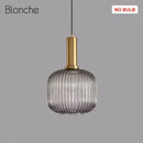 Decorbites led gold chandelier amber & green pendant lamps dining room