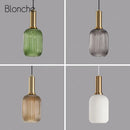 Decorbites led gold chandelier amber & green pendant lamps dining room