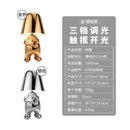 Minimalist led golden boy table lamp bedroom night light