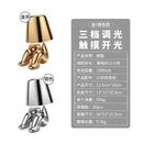 Minimalist led golden boy table lamp bedroom night light