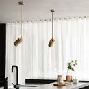 Modern brass led golden ceiling spotlight for living room