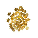 Golden maple leaves led wall sconce bedroom metallic art sculpture