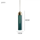DecorBites™ LED Green Glass Pendant Lamp for Kitchen Bar Decor - Hanging Chandeliers Lighting