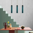 DecorBites™ LED Green Glass Pendant Lamp for Kitchen Bar Decor - Hanging Chandeliers Lighting