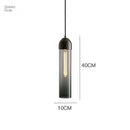 DecorBites™ LED Green Glass Pendant Lamp for Kitchen Bar Decor - Hanging Chandeliers Lighting