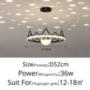 DecorBites™ LED Gypsophila Chandelier for Modern Living Room Decor - Crown Ceiling Pendant Light