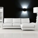 Modern white sphere led gypsum wall sconce bedroom warm light