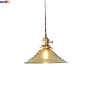 Modern brass and glass decorbites led hanging lamp bedroom light