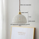 Modern brass and glass decorbites led hanging lamp bedroom light