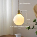 Modern brass and glass decorbites led hanging lamp bedroom light