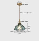 Modern brass and glass decorbites led hanging lamp bedroom light