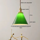 Modern brass and glass decorbites led hanging lamp bedroom light