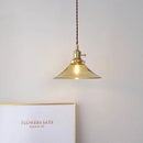 Modern brass and glass decorbites led hanging lamp bedroom light