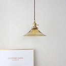 Modern brass and glass decorbites led hanging lamp bedroom light