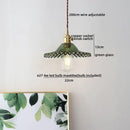 Modern brass and glass decorbites led hanging lamp bedroom light