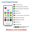 Rgb customizable led hex garage light with remote control