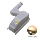 Gray plastic led hinge sensor lights kitchen cabinet wardrobe
