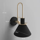DecorBites™ LED Horn Wall Lamp: Modern Nordic Sconces for Bedside, Living Room, Home Decor