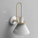DecorBites™ LED Horn Wall Lamp: Modern Nordic Sconces for Bedside, Living Room, Home Decor